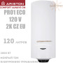 Бойлер Арістон ☼ PRO1 ECO 120 V 2K CZ EU ☼ Об'єм 120 літрів ☼ Колір білий ☼ Установка: вертикальна ☼ Круглий ☼ 1800 Вт ☼ Італія - Росія