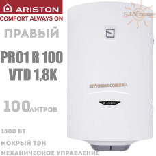 Водонагрівач Ariston PRO1 R 100 VTD 1,8K праве підключення