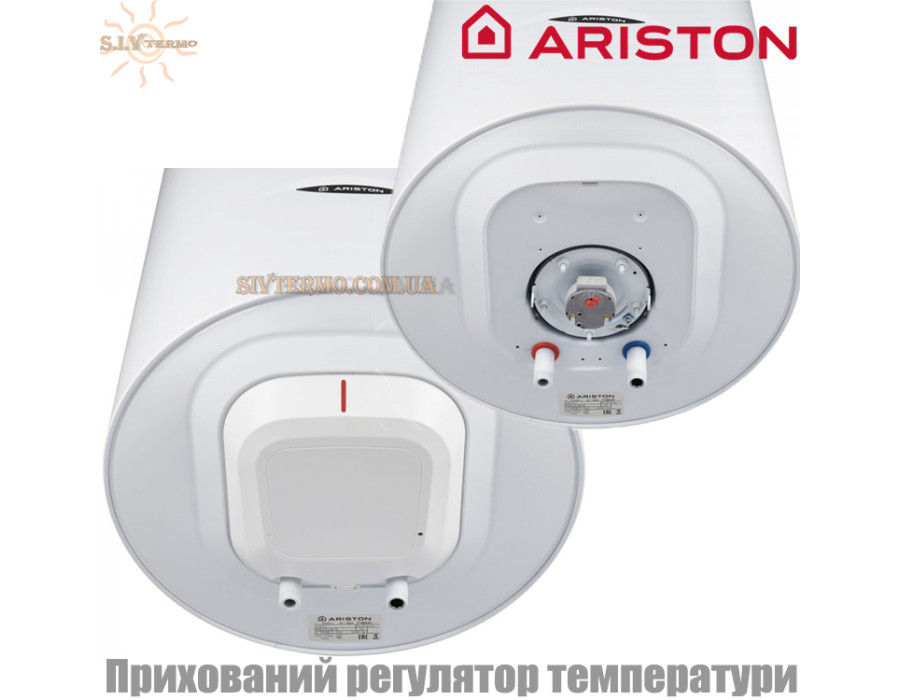 Бойлер Арістон ☼ SG1 50 V EU ☼ Об'єм 49 літрів ☼ Колір білий ☼ Установка: вертикальна ☼ Круглий ☼ 1500 Вт ☼ Італія