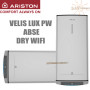 Бойлер Аристон ☼ VELIS LUX PW ABSE DRY WIFI 80 ☼ Объем 65 литров ☼ Цвет серый ☼ Установка: вертикальная, горизонтальная ☼ Плоский ☼ 3000 Вт ☼ Италия - Россия