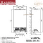 Настенный котел Ariston ALTEAS ONE NET 24 ✓ Конденсационный ✓ Двухконтурный ✓ Модуляция 1:10 ✓ Отопление 24 кВт ✓ ГВС 28 кВт ✓ Италия