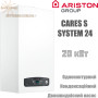 Настенный котел Ariston CARES S SYSTEM 24 ✓ Конденсационный ✓ Одноконтурный ✓ Модуляция 1:5 ✓ Двухскоростной насос ✓ Италия
