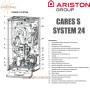 Настенный котел Ariston CARES S SYSTEM 24 ✓ Конденсационный ✓ Одноконтурный ✓ Модуляция 1:5 ✓ Двухскоростной насос ✓ Италия