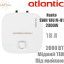 Бойлер Atlantic Nanto ✓ Установка под мойкой ✓ Объем бака 10 литров ✓ Мокрый ТЭН ✓ Форма призмы ✓ Накопительный ✓ Вертикальный ✓ Таиланд - Украина 