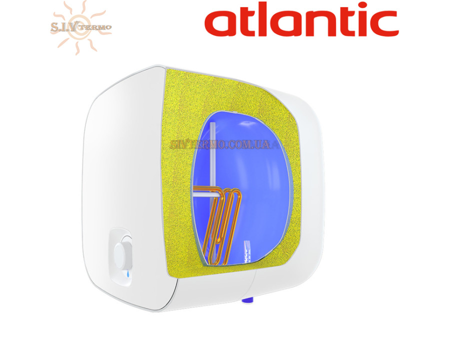Бойлер Atlantic Nanto ✓ Установка над мийкою ✓ Обсяг бака 10 літрів ✓ Мокрий ТЕН ✓ Форма призми ✓ Накопичувальний ✓ Вертикальний ✓ Таїланд - Україна