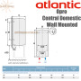 Бойлер Atlantic Opro Central Domestic Wall Mounted 150 ✓ ES-VM150ME-B (2200W) ✓ Обсяг 150 літрів ✓ Накопичувальний ✓ Навісний ✓ Єгипет - Україна