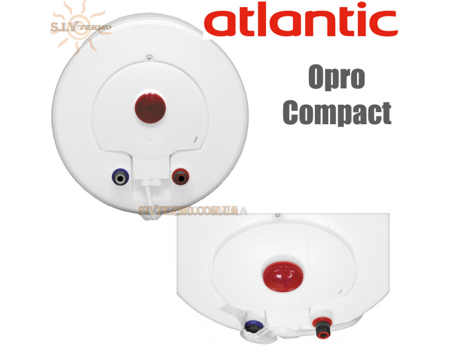 Бойлер Atlantic Opro Compact ✓ Установка над мойкой ✓ Объем бака 15 литров ✓ Мокрый ТЭН ✓ Форма призмы ✓ Накопительный ✓ Вертикальный ✓ Таиланд - Украина 