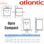 Бойлер Atlantic Opro Compact ✓ Установка над мойкой ✓ Объем бака 15 литров ✓ Мокрый ТЭН ✓ Форма призмы ✓ Накопительный ✓ Вертикальный ✓ Таиланд - Украина 
