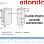 Бойлер Atlantic Steatite Central Domestic Wall Mounted 150 ✓ ES-VM150ME-S (1800W) ✓ Обсяг 150 літрів ✓ Накопичувальний ✓ Навісний ✓ Єгипет - Україна