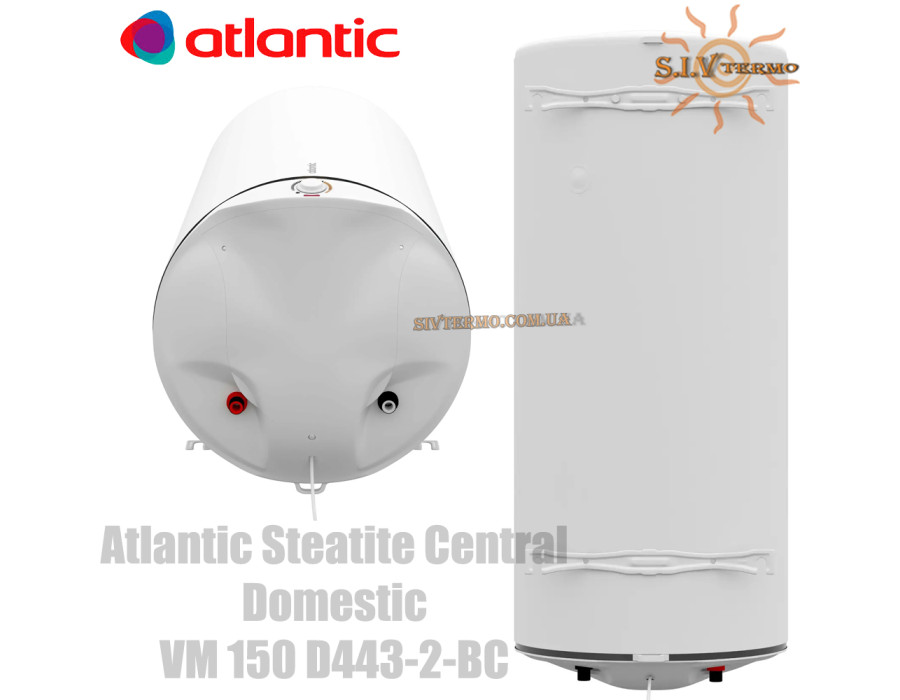 Бойлер Atlantic Steatite Central Domestic VM 150 D443-2-BC ✓ Обсяг 150 літрів ✓ Накопичувальний ✓ Навісний ✓ Єгипет - Україна