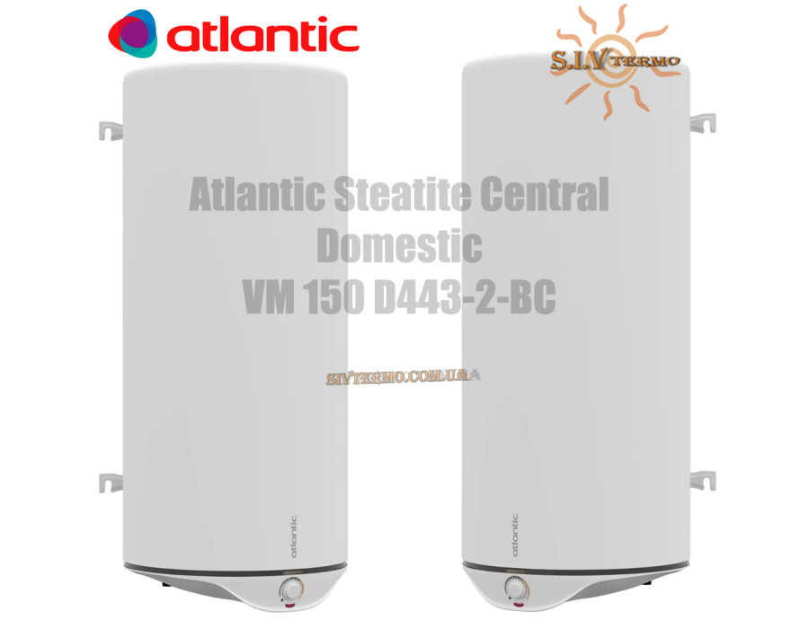 Бойлер Atlantic Steatite Central Domestic VM 150 D443-2-BC ✓ Обсяг 150 літрів ✓ Накопичувальний ✓ Навісний ✓ Єгипет - Україна