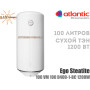 Бойлер Atlantic Steatite Ego 100 VM 100 D400-1-BC 1200W ✓ Обсяг 94,1 літрів ✓ Накопичувальний ✓ Навісний ✓ Україна