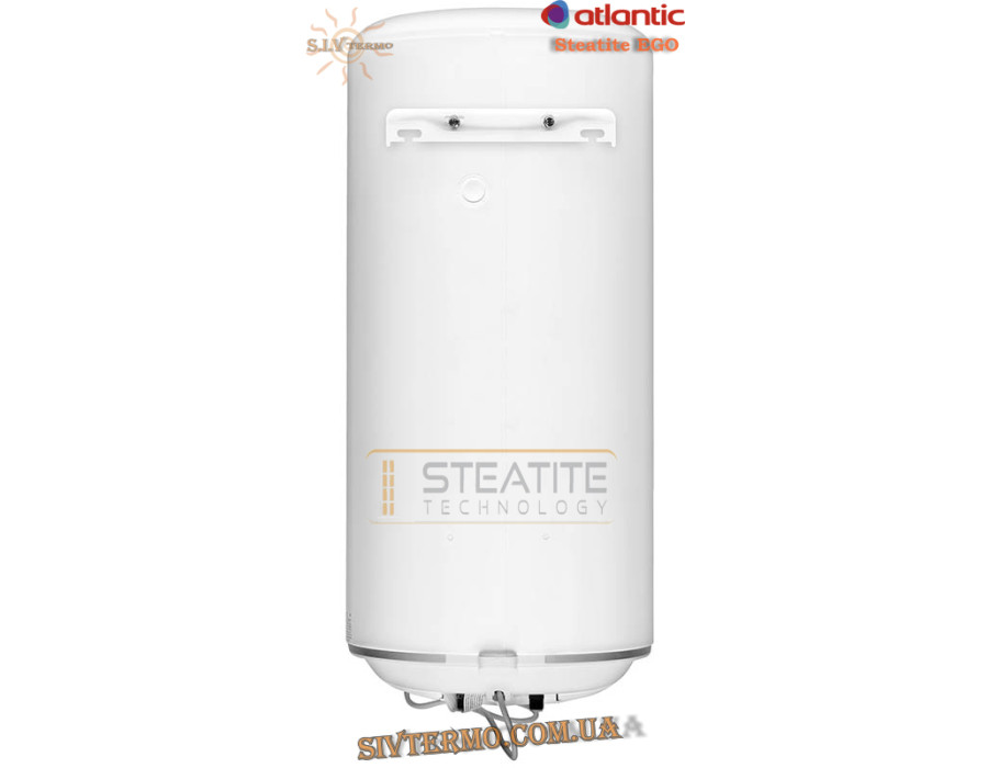 Бойлер Atlantic Steatite Ego 100 VM 100 D400-1-BC 1200W ✓ Обсяг 94,1 літрів ✓ Накопичувальний ✓ Навісний ✓ Україна