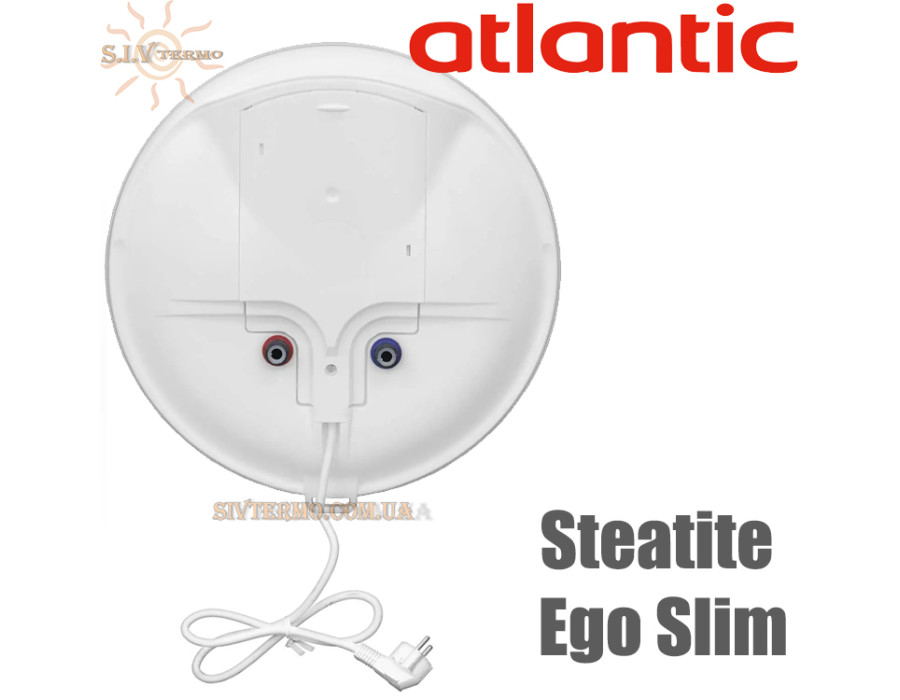 Бойлер Atlantic Steatite Ego Slim VM 080 D325-1-BC 1500W ✓ Узкий ✓ Объем 80 литров ✓ Накопительный ✓ Навесной ✓ Украина