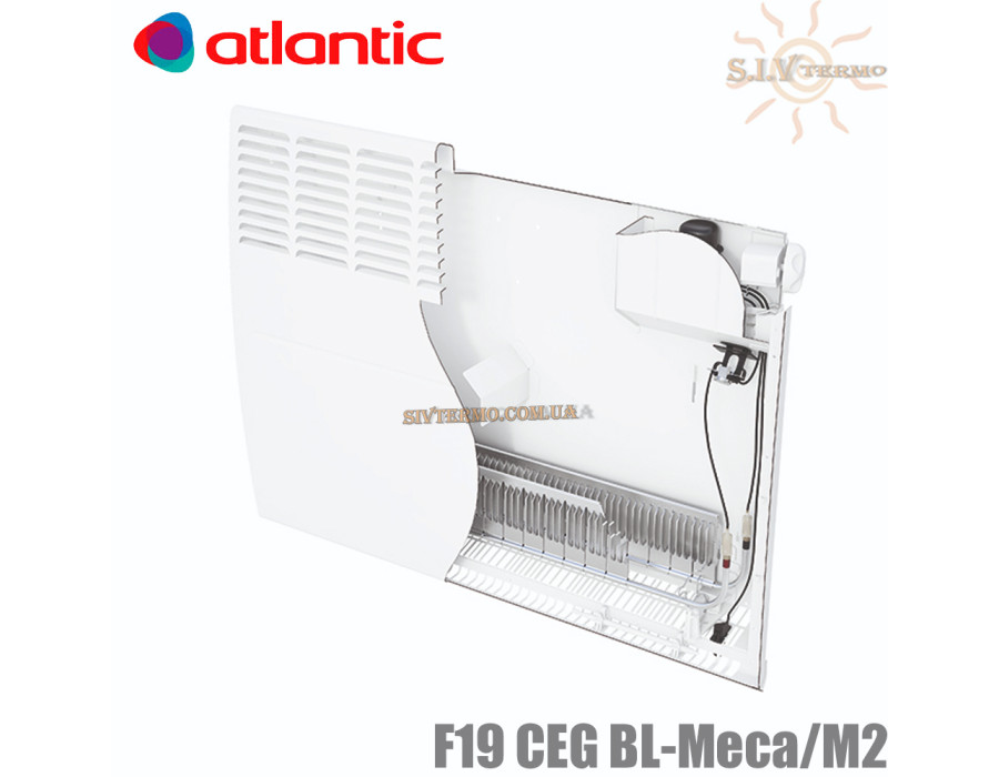 Електричний конвектор Atlantic ✓ F19 CEG BL-Meca/M2 ✓ 500W ✓ Механічне керування ✓ Настінний ✓ Підлоговий (опція + ніжки) ✓ Atlantic Groop ✓ Україна