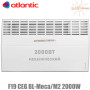 Електричний конвектор Atlantic ✓ F19 CEG BL-Meca/M2 ✓ 2000W ✓ Механічне керування ✓ Настінний ✓ Підлоговий (опція + ніжки) ✓ Atlantic Groop ✓ Україна
