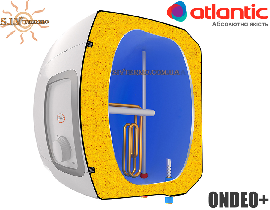 Бойлер Atlantic Ondeo + ✓ Установка над мийкою ✓ Обсяг бака 15 літрів ✓ Мокрий ТЕН ✓ Форма призми ✓ Накопичувальний ✓ Вертикальний ✓ Таїланд - Україна