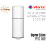 Бойлер Atlantic ☼ O'PRO Slim ☼ Обсяг 50 літрів ☼ Накопичувальний ☼ Навісний ☼ Потужність 2000 Вт ☼ Одеса Atlantic