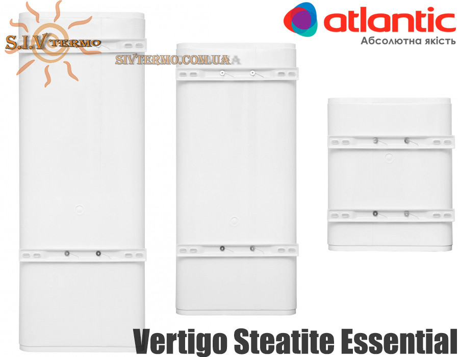 Бойлер Atlantic Vertigo Steatite ✓ Серія Essential ✓ 30 MP-025 2F 220E-S ✓ Обсяг 25 літрів ✓ Універсальна установка ✓ Єгипет - Україна