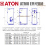 Котел газовый Aton Atmo 16 ЕM ✓ Одноконтурный ✓ Открытая камера сгорания ✓ Универсальное подключение ✓ Красилов ✓ ООО «Завод «АТОНМАШ» 