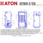 Котел газовый Aton Atmo 8 ЕM ✓ Одноконтурный ✓ Открытая камера сгорания ✓ Универсальное подключение ✓ Красилов ✓ ООО «Завод «АТОНМАШ» 