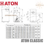 Котел газовый Aton Atmo Classic 20В ✓ Двухконтурный ✓ Открытая камера сгорания ✓ Рабочее давление до 3 бар ✓ Красилов ✓ ООО «Завод «АТОНМАШ» 