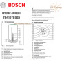 Електричний бойлер Bosch ☼ Tronic 4000 т ☼ 30 літрів ☼ Сухий ТЕН ☼ 1500 Вт ☼ Вузький ☼ Вертикальна установка ☼ Болгарія