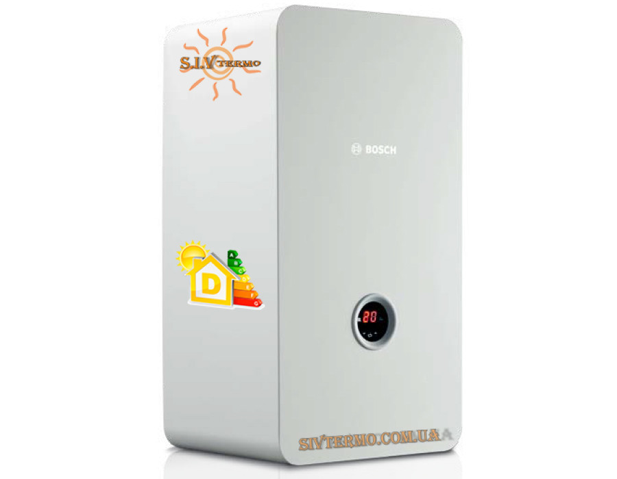Котел електричний опалювальний Bosch Tronic Heat 3500 15 UA ErP ✓ Вбудований бак ✓ Вбудований насос з частотним регулюванням ✓ Чехія