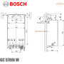 Настінний котел Bosch Condens GC5700iW 24 P ✓ Колір білий ✓ Модуляція до 1: 10 ✓ Одноконтурний ✓ Конденсаційний
