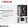 Настінний котел Bosch Condens GC5700iW 24 P ✓ Колір білий ✓ Модуляція до 1: 10 ✓ Одноконтурний ✓ Конденсаційний