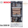 Настенный котел Bosch Gaz 3000 W ✓ ZW24-2 DH KE23 S7101 ✓ Два раздельных теплообменника ✓ Двухконтурный ✓ Открытая камера сгорания ✓ Португалия