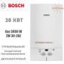 Настінний котел Bosch Gaz 3000 W ✓ ZW 30-2 АE ✓ Два роздільних теплообмінника ✓ Двоконтурний ✓ Закрита камера згорання