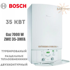 Газовий котел Bosch GAZ 7000 ZWC 35-3MFA двоконтурний, турбований