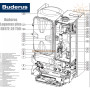 Настенный котел Buderus Logamax plus GB172-24T50 ✓ Цвет белый ✓ Модуляция 1:8 ✓ Отопление 24 кВт ✓ до 16,5 л/мин ✓ Двухконтурный ✓ Конденсационный 