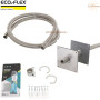 Комплект металлорукава для выхлопных систем Eco-Flex 200 см ✓ диаметр подключения 40 мм ✓ Герметичный металлорукав ✓ Нержавеющая сталь ✓ Харьков - Украина