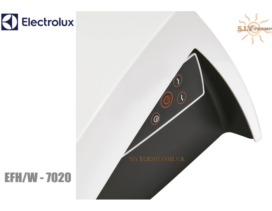 Електричний тепловентилятор Electrolux EFH / W-7020 ✓ Потужність 2000 Вт ✓ ART ✓ Настінний ✓ Керамічний нагрівальний елемент ✓ Площа обігріву до 25 м.кв.