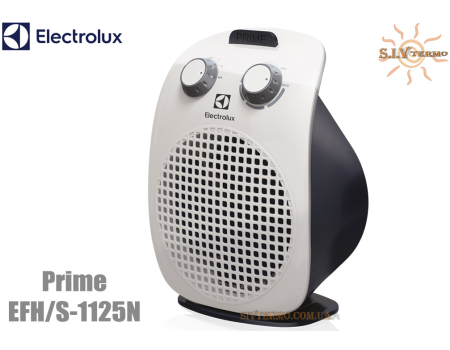 Электрический тепловентилятор Electrolux EFH/S-1125N ✓ 1500 Вт ✓ Prime ✓ Настольный ✓ Спиральный нагревательный элемент ✓ Площадь обогрева до 25 м.кв. 