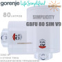 Бойлер Горіння ☼ GBFU 80 SIM V9 ☼ Об'єм 75.1 літрів ☼ Сухий ТЕН ☼ Вертикальний та горизонтальний монтаж ☼ 2000 Вт ☼ Сербія