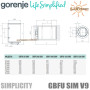 Бойлер Горіння ☼ GBFU 120 SIM V9 ☼ Об'єм 115.1 літрів ☼ Сухий ТЕН ☼ Вертикальний та горизонтальний монтаж ☼ 2000 Вт ☼ Сербія