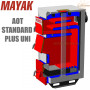 Котел твердопаливний Маяк АОТ-20 ✓ серія STANDARD PLUS 5 мм ✓ Сталевий теплообмінник ✓ Комбіновані колосники ✓ Паливо: вугілля, дрова, брикети ✓ Маяк Зміїв