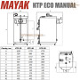 Котел твердотопливный Маяк КТР-30 ✓ Серия ECO MANUAL ✓ Стальной теплообменник 6 мм ✓ Длительное горение ✓ Маяк Змиев