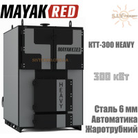 Твердопаливний котел Маяк КТТ-300 HEAVY жаротрубний тривалого горіння