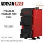 Котел твердопаливний Маяк АОТ-40 SP ✓ Серія STANDARD PLUS 5 мм ✓ Сталевий теплообмінник ✓ Паливо: вугілля, дрова, брикети ✓ Маяк Зміїв