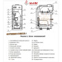 Отопительный котел МАЯК 18 Р ✓ Дымоходный ✓ Одноконтурный ✓ г. Змиев, Украина 