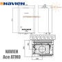Навесной газовый котел Navien ✓ Ace ATMO ✓ 13 кВт ✓ Открытая камера сгорания ✓ Выносной пульт управления с функцией термостата ✓ Южная Корея