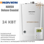 Навесной газовый котел Navien ✓ DELUXE Coaxial ✓ 24 кВт ✓ Закрытая камера сгорания ✓ Выносной пульт управления с функцией термостата ✓ Южная Корея