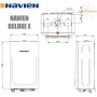 Навесной газовый котел Navien ✓ DELUXE EXPERT ✓ 13 кВт ✓ Закрытая камера сгорания ✓ Выносной пульт управления с функцией термостата ✓ Южная Корея