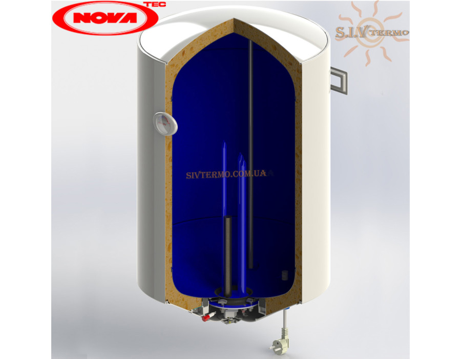 Бойлер NovaTec ☼ NT-DD 80 ☼ Об'єм 80 літрів ☼ Серія Direct Dry ☼ Накопичувальний ☼ Навісний ☼ 1600 Вт ☼ Одеса Україна