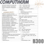 Комнатный недельный терморегулятор ✓ Computherm B300 Wi-Fi  ✓ Работа через приложение: COMPUTHERM b-series ✓ Режим: от -55 до + 100°C ✓ Точность измерения 0,5°C ✓ Венгрия - Болгария
