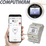 Комнатный недельный терморегулятор ✓ Computherm B400 RF Wi-Fi  ✓ Работа через приложение: COMPUTHERM b-series ✓ Режим: от -55 до + 100°C ✓ Точность измерения 0,2°C ✓ Венгрия - Болгария